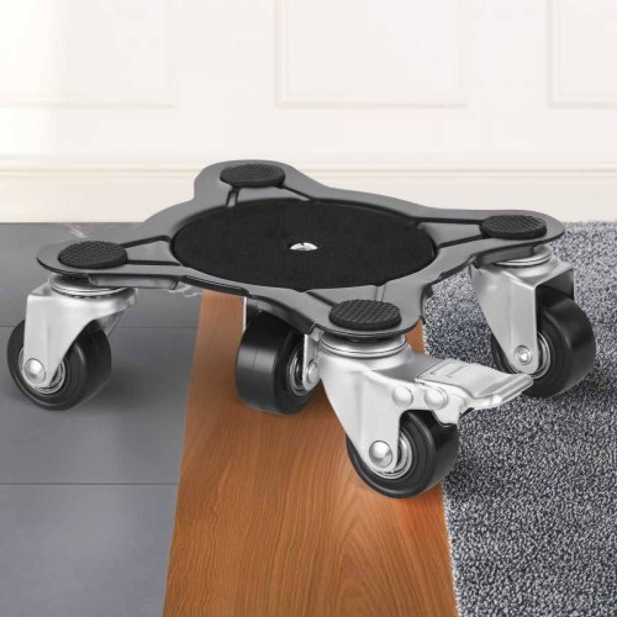 VEVOR Furniture Dolly, Μέγιστο Φορτίο 1200 lbs, Μετακινήσεις επίπλων βαρέως τύπου με 5 τροχούς περιστροφής 360°, πάνελ από ανθρακούχο χάλυβα, Σετ εργαλείων ανύψωσης επίπλων για συσκευές, Καναπές, Ψυγείο, Πλυντήριο ρούχων