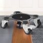 VEVOR Furniture Dolly, Μέγιστο Φορτίο 1200 lbs, Μετακινήσεις επίπλων βαρέως τύπου με 5 τροχούς περιστροφής 360°, πάνελ από ανθρακούχο χάλυβα, Σετ εργαλείων ανύψωσης επίπλων για συσκευές, Καναπές, Ψυγείο, Πλυντήριο ρούχων