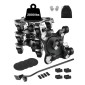 VEVOR Furniture Dolly, Μέγιστο Φορτίο 1200 lbs, Μετακινήσεις επίπλων βαρέως τύπου με 5 τροχούς περιστροφής 360°, πάνελ από ανθρακούχο χάλυβα, Σετ εργαλείων ανύψωσης επίπλων για συσκευές, Καναπές, Ψυγείο, Πλυντήριο ρούχων