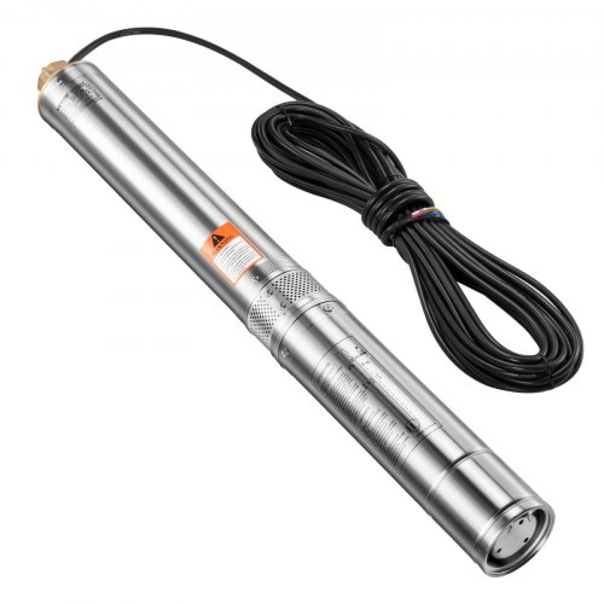 Υποβρύχια αντλία VEVOR Deep Well, Ισχύς εισόδου 1100W, 230V, 65 L/min Ροή 85 m(279 ft) Κεφαλή, με εξωτερικό κιβώτιο ελέγχου καλωδίου 20 m (65,62 ft), Αντλία νερού από ανοξείδωτο χάλυβα, για βιομηχανικό πότισμα και οικιακή χρήση, IP6