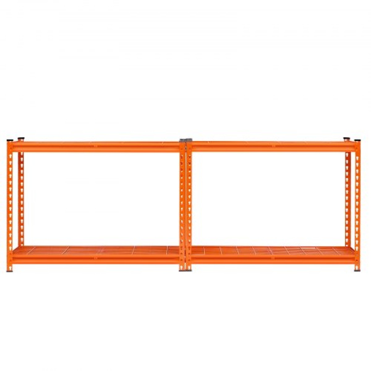 VEVOR Storage Shelves, 2400 lbs, 4 Tier Heavy Duty Garage Shelving, 20" D x 40" W x 60" H Ρυθμιζόμενα Μεταλλικά Ράφια για Βιομηχανικά Ράφια Βοηθητικό ράφι, για κουζίνα, αποθήκη, υπόγειο, πορτοκαλί