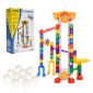 VEVOR Marble Run Set, 153 ΤΕΜ με Μηχανοκίνητο Ανελκυστήρα, με 30 Πλαστικά Μάρμαρα, Marble Maze Building Block Brain Game, Εκπαιδευτικά Παιχνίδια αγώνων δρόμου STEM, για παιδιά, αγόρια, κορίτσια Ηλικίες 3 + ετών