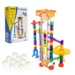 VEVOR Marble Run Set, 153 ΤΕΜ με Μηχανοκίνητο Ανελκυστήρα, με 30 Πλαστικά Μάρμαρα, Marble Maze Building Block Brain Game, Εκπαιδευτικά Παιχνίδια αγώνων δρόμου STEM, για παιδιά, αγόρια, κορίτσια Ηλικίες 3 + ετών