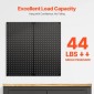 Πάνελ VEVOR Metal Pegboard, 32" x 16" Pegboard, 2 Panels, Ατσάλινο μανταλάκι βαρέως τύπου Οργανωτής τοίχου, για Σαλόνι Γκαράζ Αποθήκευση εργαλείων Πάγκος εργασίας Οργάνωση γραφείου Craft Room Κουζίνα Σπίτι, Μαύρο