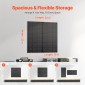 Πάνελ VEVOR Metal Pegboard, 32" x 16" Pegboard, 2 Panels, Ατσάλινο μανταλάκι βαρέως τύπου Οργανωτής τοίχου, για Σαλόνι Γκαράζ Αποθήκευση εργαλείων Πάγκος εργασίας Οργάνωση γραφείου Craft Room Κουζίνα Σπίτι, Μαύρο