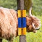 VEVOR Livestock Scratching Brush, 6 Pcs Horse Brush with 12 Screws, 20 x 7,5 in Cow Scratcher, for Back Itch Relief & Keep Cleaning, Grooming & Scratching Post Brush for άλογο, γουρούνι, βοοειδή
