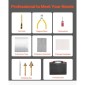 VEVOR Plastic Welder Kit Deluxe, Πλαστικό πιστόλι συγκόλλησης 100W + Συγκολλητικό σίδερο 60 W/100W, Επαγγελματικό εργαλείο συγκόλλησης πλαστικών επισκευών με 1000 τεμ.