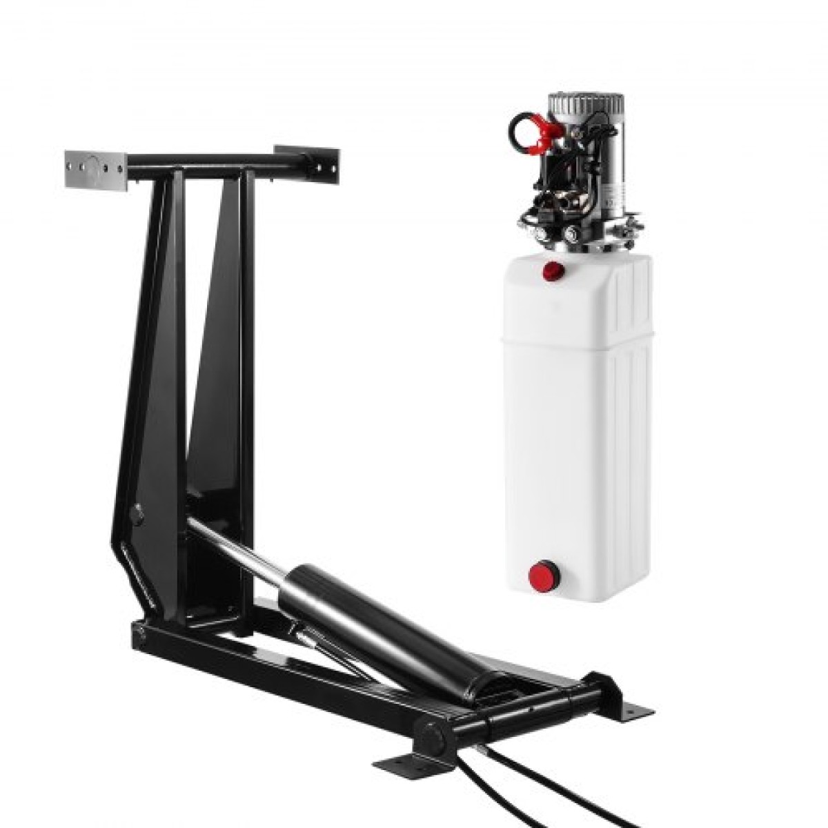 VEVOR Hydraulic Dump Lift Kit, 22.000 lb/10 T Dump Trailer Hydraulic Scissor Hoist Kit Standard Kit, Hydraulic Dump Bed Kit with 12V Hydraulic Pump Unit Κατάλληλο για Scissor Lift Dump Trailers Trucks