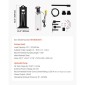 VEVOR Hydraulic Dump Lift Kit, 22.000 lb/10 T Dump Trailer Hydraulic Scissor Hoist Kit Standard Kit, Hydraulic Dump Bed Kit with 12V Hydraulic Pump Unit Κατάλληλο για Scissor Lift Dump Trailers Trucks