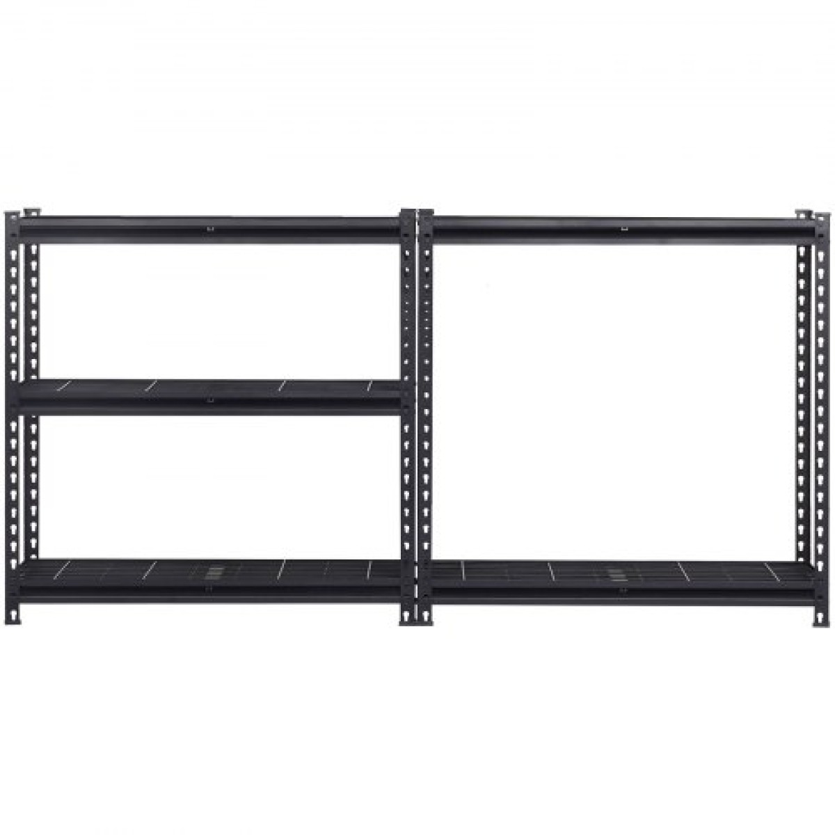 VEVOR Storage Shelves, 2000 lbs, 5 Tier Heavy Duty Garage Shelving, 16" D x 36" W x 72" H Ρυθμιζόμενα Μεταλλικά Ράφια για Βιομηχανικά Ράφια Βοηθητικό ράφι, για κουζίνα, αποθήκη, υπόγειο, μαύρο