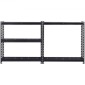 VEVOR Storage Shelves, 2000 lbs, 5 Tier Heavy Duty Garage Shelving, 16" D x 36" W x 72" H Ρυθμιζόμενα Μεταλλικά Ράφια για Βιομηχανικά Ράφια Βοηθητικό ράφι, για κουζίνα, αποθήκη, υπόγειο, μαύρο