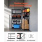 VEVOR Storage Shelves, 2000 lbs, 5 Tier Heavy Duty Garage Shelving, 16" D x 36" W x 72" H Ρυθμιζόμενα Μεταλλικά Ράφια για Βιομηχανικά Ράφια Βοηθητικό ράφι, για κουζίνα, αποθήκη, υπόγειο, μαύρο