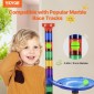 VEVOR Marble Run Set, 150 Piece Marble Maze Building Block Brain Game, with 10 Glow in the Dark Marbles + 40 Glass Marbles, Educational Learning Race Track STEM Toys, για παιδιά, αγόρια, κορίτσια ηλικίας 3+