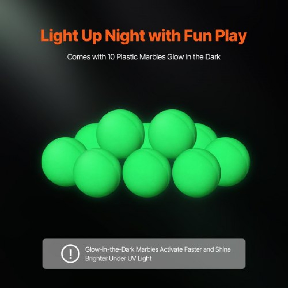 VEVOR Marble Run Set, 150 Piece Marble Maze Building Block Brain Game, with 10 Glow in the Dark Marbles + 40 Glass Marbles, Educational Learning Race Track STEM Toys, για παιδιά, αγόρια, κορίτσια ηλικίας 3+