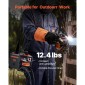 Συγκολλητής VEVOR MIG, Μηχανή συγκόλλησης Mig 130Amp Synergic, Μηχανή συγκόλλησης χωρίς ροή αερίου, φορητή συσκευή συγκόλλησης Mig με τεχνολογία IGBT Inverter και οθόνη ψηφιακής οθόνης