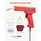VEVOR Plastic Welder, Πλαστικό πιστόλι συγκόλλησης 100W με 800PCS Hot Staples, Professional Hot Staple Welding Gun, Πλαστικό κιτ επισκευής προφυλακτήρα αυτοκινήτου με φως LED για καγιάκ, παιχνίδια, επισκευή πλαστικών ρωγμών