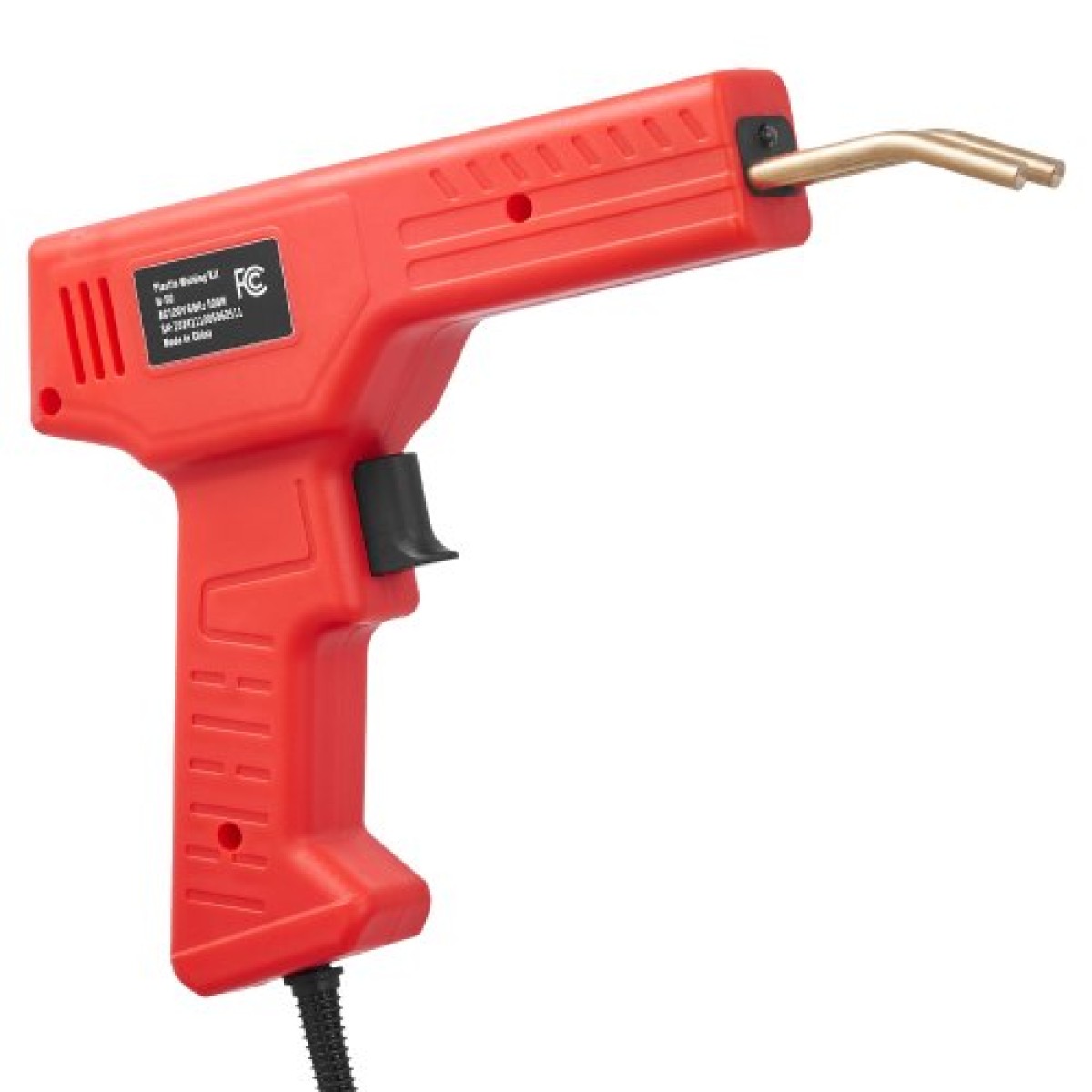 VEVOR Plastic Welder, Πλαστικό πιστόλι συγκόλλησης 100W με 800PCS Hot Staples, Professional Hot Staple Welding Gun, Πλαστικό κιτ επισκευής προφυλακτήρα αυτοκινήτου με φως LED για καγιάκ, παιχνίδια, επισκευή πλαστικών ρωγμών