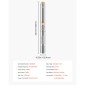 Υποβρύχια αντλία VEVOR Deep Well, Ισχύς εισόδου 1100W, 230V, 100 L/min Ροή 75 m (246 ft) Κεφαλή, με καλώδιο 20 m (65,62 ft), Αντλία νερού από ανοξείδωτο χάλυβα, για βιομηχανική άρδευση και οικιακή χρήση, IP68 αδιάβροχο