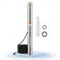 Υποβρύχια αντλία VEVOR Deep Well, Ισχύς εισόδου 1100W, 230V, 100 L/min Ροή 75 m (246 ft) Κεφαλή, με καλώδιο 20 m (65,62 ft), Αντλία νερού από ανοξείδωτο χάλυβα, για βιομηχανική άρδευση και οικιακή χρήση, IP68 αδιάβροχο
