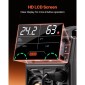 VEVOR MIG Welder, 200A Synergic Mig Welding Machine, 4-in-1 Gas MIG/Flux Core MIG/Stick/Lift TIG Multi-Process Welder Technology with IGBT Inverter Technology and LCD Screen Display
