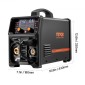 VEVOR MIG Welder, 200A Synergic Mig Welding Machine, 4-in-1 Gas MIG/Flux Core MIG/Stick/Lift TIG Multi-Process Welder Technology with IGBT Inverter Technology and LCD Screen Display