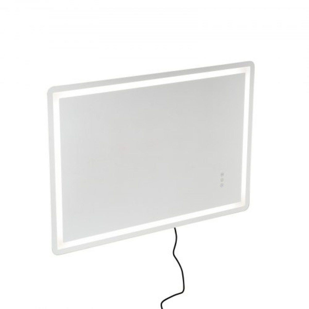Καθρέφτης μπάνιου VEVOR LED, 70 x 100 cm Καθρέφτης μπάνιου LED με μπροστινό φωτισμό και οπίσθιο φωτισμό, καθρέφτης μνήμης κατά της ομίχλης με φώτα, Stepless 3 χρώματα Καθρέφτης μπάνιου με δυνατότητα ρύθμισης θερμοκρασίας, επιτοίχιος