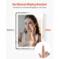 Καθρέφτης μπάνιου VEVOR LED, 60 x 80 cm Καθρέφτης μπάνιου LED με μπροστινό φωτισμό και οπίσθιο φωτισμό, καθρέφτης μνήμης κατά της ομίχλης με φώτα, Stepless 3 χρώματα Καθρέφτης μπάνιου με δυνατότητα ρύθμισης θερμοκρασίας, επιτοίχιος