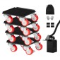 VEVOR Furniture Dolly, Μέγιστο Φορτίο 1200 lbs, Μετακινήσεις επίπλων βαρέως τύπου με 5 τροχούς περιστροφής 360°, πάνελ από ανθρακούχο χάλυβα, Σετ εργαλείων ανύψωσης επίπλων για συσκευές, Καναπές, Ψυγείο, Πλυντήριο ρούχων