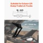 VEVOR Hydraulic Dump Lift Kit, 17.600 lb/8 T Dump Trailer Hydraulic Scissor Hoist Kit Standard Kit, Hydraulic Dump Bed Kit with 12V Hydraulic Pump Unit Κατάλληλο για φορτηγά ανατρεπόμενα ρυμουλκούμενα με ψαλίδια