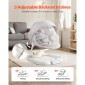 VEVOR Baby Swing, Baby Rocker για βρέφη με 3 ταχύτητες & 3 θέσεις καθισμάτων, πάνελ αφής IMD, τηλεχειριστήριο, Bluetooth & 10 προκαθορισμένα νανουρίσματα, φορητή βρεφική κούνια για 0-9 μηνών αγόρια κορίτσια έως 20 λίβρες