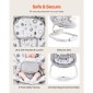 VEVOR Baby Swing, Baby Rocker για βρέφη με 3 ταχύτητες & 3 θέσεις καθισμάτων, πάνελ αφής IMD, τηλεχειριστήριο, Bluetooth & 10 προκαθορισμένα νανουρίσματα, φορητή βρεφική κούνια για 0-9 μηνών αγόρια κορίτσια έως 20 λίβρες