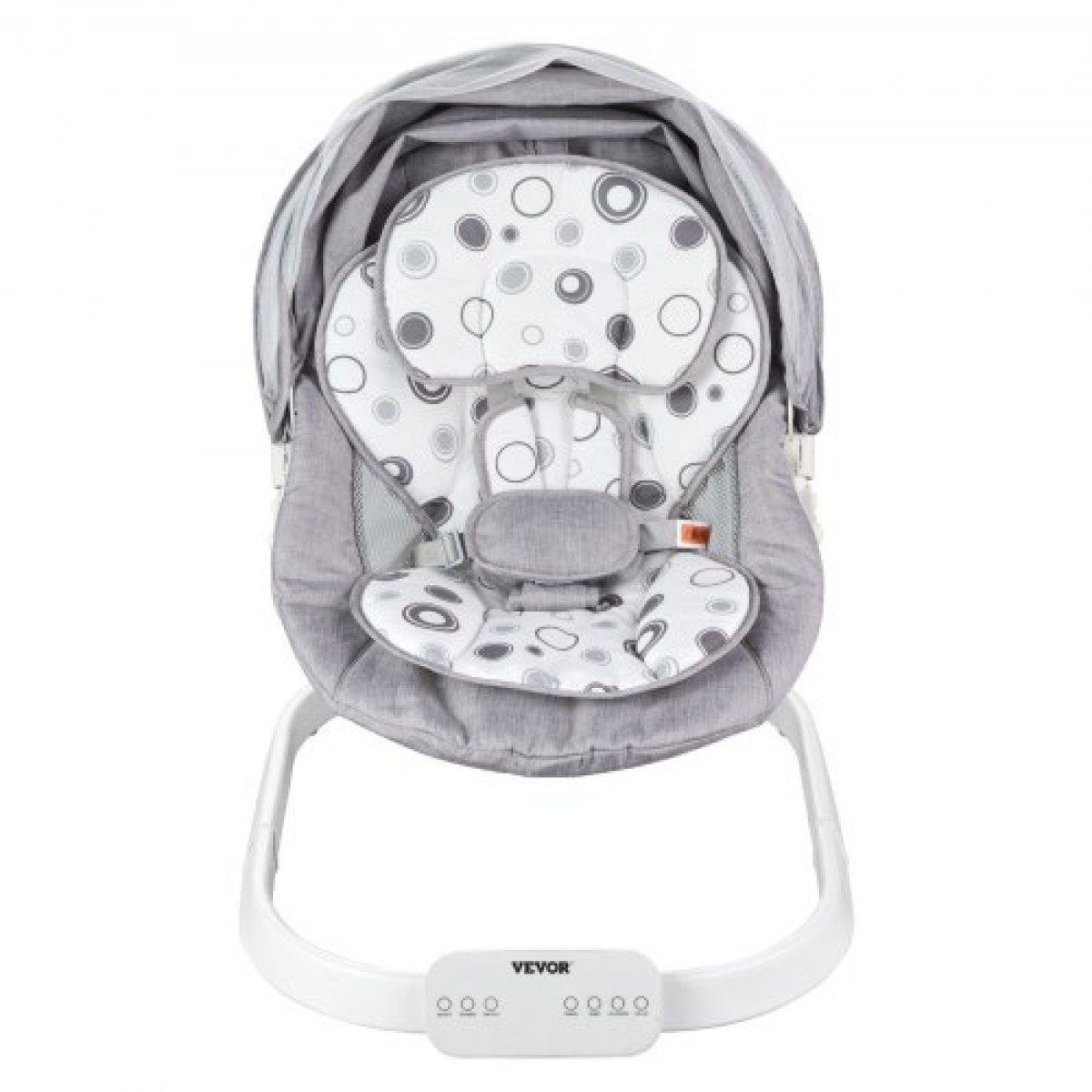 VEVOR Baby Swing, Baby Rocker για βρέφη με 3 ταχύτητες & 3 θέσεις καθισμάτων, πάνελ αφής IMD, τηλεχειριστήριο, Bluetooth & 10 προκαθορισμένα νανουρίσματα, φορητή βρεφική κούνια για 0-9 μηνών αγόρια κορίτσια έως 20 λίβρες