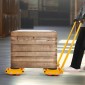 VEVOR Machine Skate, 6T Machinery Skate Dolly, 13228 lbs Machinery Moving Skate, Machinery Mover Skate με καπάκι περιστροφής 360° και κατευθυντικούς κυλίνδρους PU, βιομηχανικός εξοπλισμός βαρέως τύπου, κίτρινο
