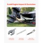 VEVOR Transom Saver, 32-44 ίντσες, Ρυθμιζόμενη Προφύλαξη σκάφους με κεφαλή βαρέως τύπου, ανθεκτικά στη διάβρωση Εύκολα στην εγκατάσταση εξωλέμβιες μηχανές για λιγότερους από 100 HP, Κατάλληλο για ρολό και ρυμουλκούμενο