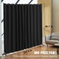 VEVOR Room Divider, Φορητό Panel Divider Room with Wheels Divider Stand, Freestanding Room Divider Οθόνη Privacy για Γραφείο, Υπνοδωμάτιο, Τραπεζαρία, Μελέτη, Μαύρο