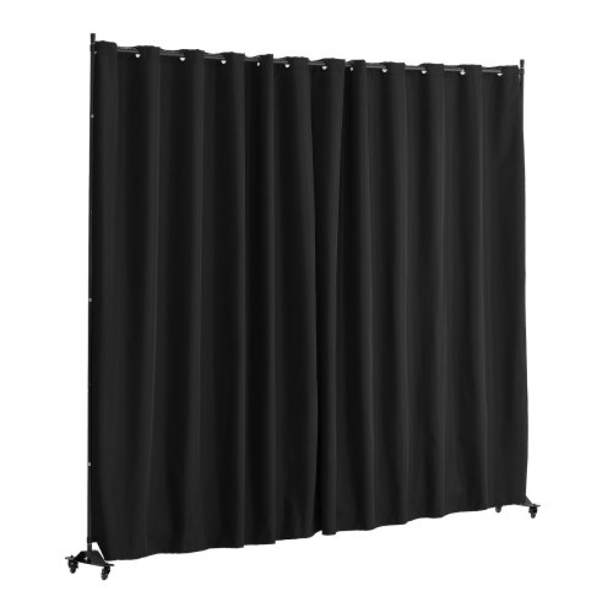 VEVOR Room Divider, Φορητό Panel Divider Room with Wheels Divider Stand, Freestanding Room Divider Οθόνη Privacy για Γραφείο, Υπνοδωμάτιο, Τραπεζαρία, Μελέτη, Μαύρο