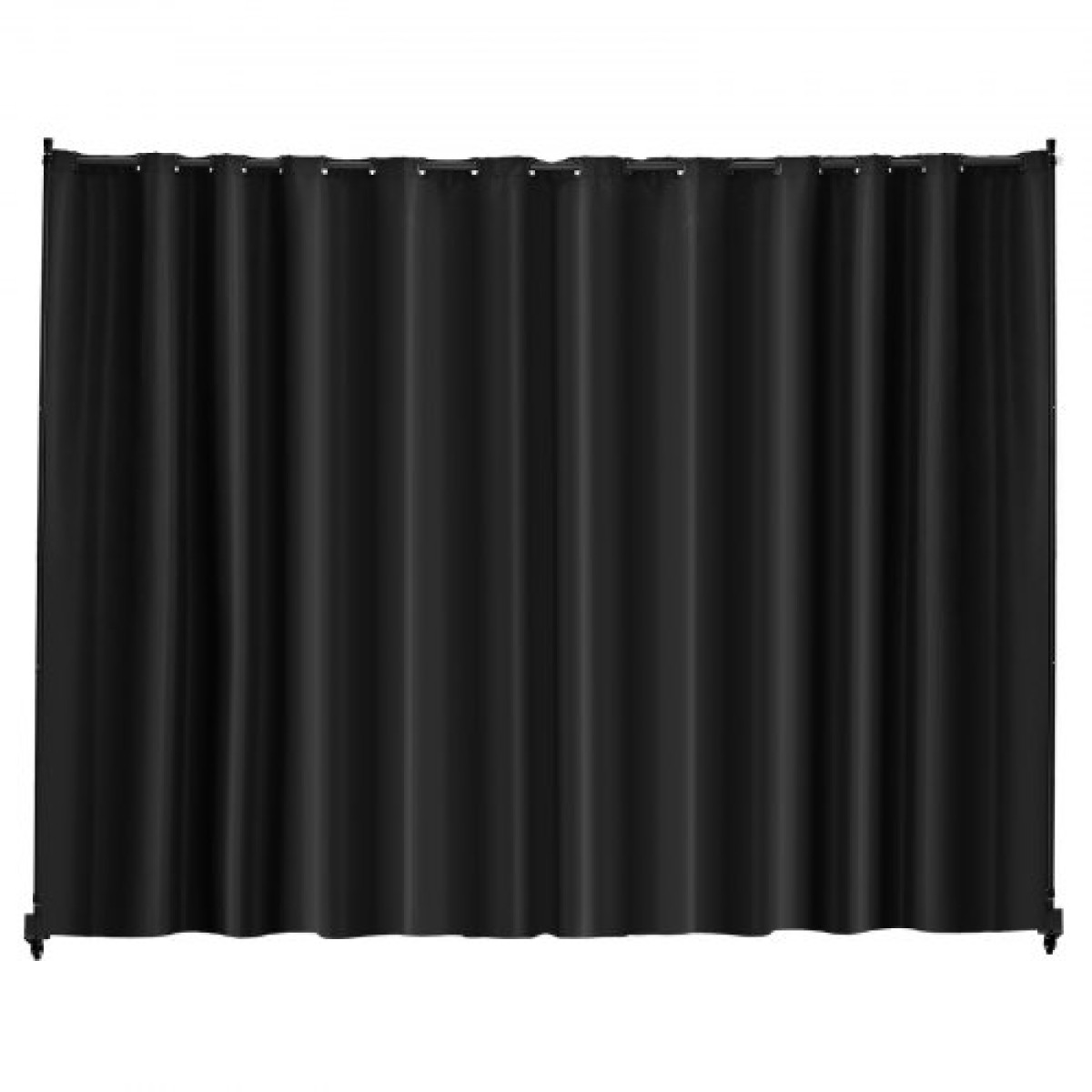 VEVOR Room Divider, Φορητό Panel Divider Room with Wheels Divider Stand, Freestanding Room Divider Οθόνη Privacy για Γραφείο, Υπνοδωμάτιο, Τραπεζαρία, Μελέτη, Μαύρο