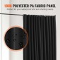 VEVOR Room Divider, Φορητό Panel Divider Room with Wheels Divider Stand, Freestanding Room Divider Οθόνη Privacy για Γραφείο, Υπνοδωμάτιο, Τραπεζαρία, Μελέτη, Μαύρο