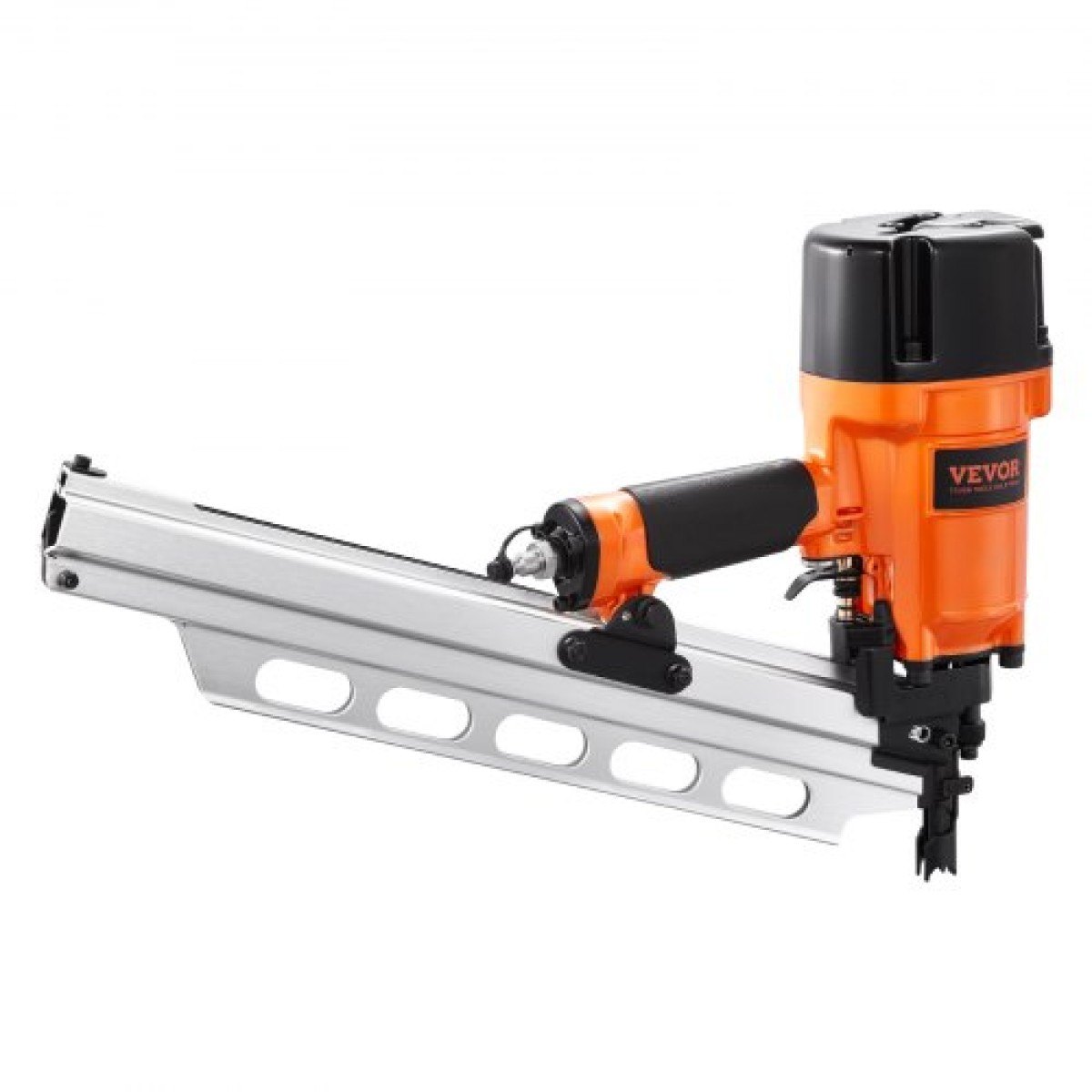 VEVOR Framing Nailer, 50 έως 90 mm 21 Degree Full Round Head πνευματικό καρφωτικό πλαισίωσης με λειτουργίες διπλής σκανδάλης & ρύθμιση βάθους χωρίς εργαλεία, 80-120 PSI Pro Air Nail Gun για πλαισίωση δαπέδων δαπέδου