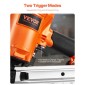 VEVOR Framing Nailer, 50 έως 90 mm 21 Degree Full Round Head πνευματικό καρφωτικό πλαισίωσης με λειτουργίες διπλής σκανδάλης & ρύθμιση βάθους χωρίς εργαλεία, 80-120 PSI Pro Air Nail Gun για πλαισίωση δαπέδων δαπέδου