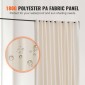 VEVOR Room Divider, Φορητό Panel Divider Room with Wheels Divider Stand, Freestanding Room Divider Screen Privacy for Office, Υπνοδωμάτιο, Τραπεζαρία, Μελέτη, Μπεζ