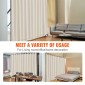 VEVOR Room Divider, Φορητό Panel Divider Room with Wheels Divider Stand, Freestanding Room Divider Screen Privacy for Office, Υπνοδωμάτιο, Τραπεζαρία, Μελέτη, Μπεζ