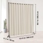 VEVOR Room Divider, Φορητό Panel Divider Room with Wheels Divider Stand, Freestanding Room Divider Screen Privacy for Office, Υπνοδωμάτιο, Τραπεζαρία, Μελέτη, Μπεζ