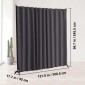 VEVOR Room Divider, Φορητό Panel Divider Room with Wheels Divider Stand, Freestanding Room Divider Screen Privacy for Office, Υπνοδωμάτιο, Τραπεζαρία, Μελέτη, Γκρι