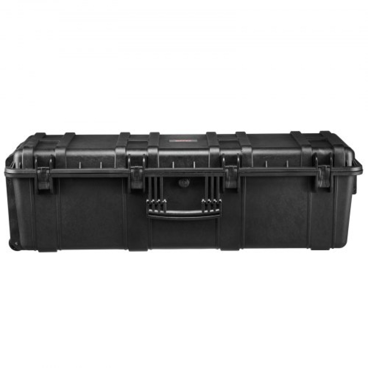 Αδιάβροχη σκληρή θήκη VEVOR 5.5 Cu.ft, Αδιάβροχη σκληρή θήκη μεγάλης χωρητικότητας με 3 λαβές, αδιάβροχη προστατευτική θήκη IP67 με 6 κλιπ, 6 τρύπες για λουκέτο και αφρός για μεγάλο εξοπλισμό, μαύρο