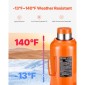 VEVOR Hydraulic Bottle Jack, 50 Ton/110231 lbs Welded Bottle Jack with 11''-17,32'' Lifting Range & 3-Section Long Handle, for Car, Pickup, Truck, RV, Auto Repair, Industrial Engineering