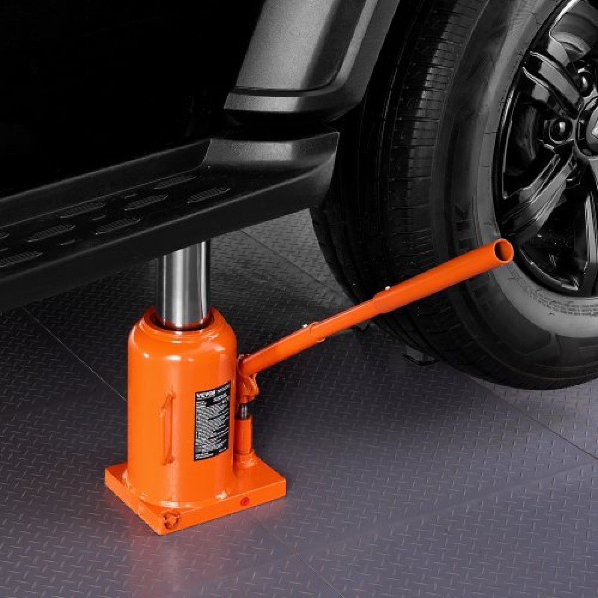 VEVOR Hydraulic Bottle Jack, 50 Ton/110231 lbs Welded Bottle Jack with 11''-17,32'' Lifting Range & 3-Section Long Handle, for Car, Pickup, Truck, RV, Auto Repair, Industrial Engineering