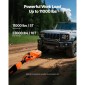 VEVOR 10 T Winch Snatch Block, 22.000 lbs Capacity Block and Tackle Pulley System, Work with 0,4" - 0,55" Rope, Winch Hook Accessories, Heavy Duty Offroad Recovery Access for Truck Tractor ATV UTV