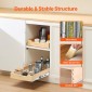 Συρτάρι ντουλαπιών VEVOR Pull Out, 14" Π x 21" D Συρτάρι ντουλαπιού, Soft Close Slide out ράφι, συρόμενο ξύλινο συρτάρι βαρέως τύπου, βάση συναρμολόγησης κάτω και πλευρική οργάνωση ντουλαπιού για ντουλάπι κουζίνας μπάνιο