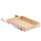 Συρτάρι ντουλαπιών VEVOR Pull Out, 14" Π x 21" D Συρτάρι ντουλαπιού, Soft Close Slide out ράφι, συρόμενο ξύλινο συρτάρι βαρέως τύπου, βάση συναρμολόγησης κάτω και πλευρική οργάνωση ντουλαπιού για ντουλάπι κουζίνας μπάνιο
